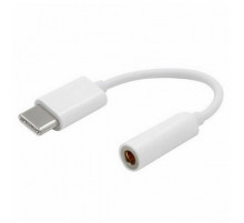 Переходник Xiaomi Type-C to Audio Cable mini-Jack 3.5 мм, white