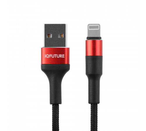 Кабель USB-Lightning IQFuture IQ-UL2A 1.2 м 2A