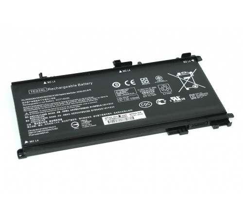 Аккумуляторная батарея для ноутбука HP Pavilion 15-bс Omen 15-ax (TE03XL) 11.55V 5150mAh