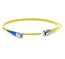 FC-S2-9-FC/UR-ST/UR-H-15M-LSZH-YL Патч-корд волоконно-оптический (шнур) SM 9/125 (OS2), FC/UPC-ST/UPC, 2.0 мм, simplex, LSZH, 15 м Hyperline
