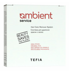 TEFIA  Ambient Система для удаления краски с волос / Service Hair Color Remover System, 120 мл x 3 + 60 г