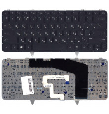Клавиатура для ноутбука HP Envy 14-3000 черная с подсветкой