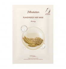 Jmsolution Тканевая маска для лица очищающая с ячменём / Plansynergy Airy Mask Barley, 30 мл