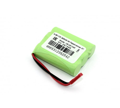 Аккумулятор Ni-MH 3.6V 2400mAh AA Flatpack разъем JST