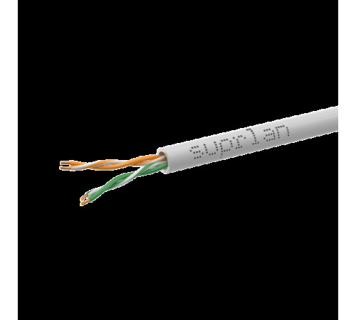 Кабель SUPRLAN Median UTP Cat.5e 2x2xAWG24 Cu PVC Indoor 500м Кабель SUPRLAN Median UTP Cat.5e 2x2xAWG24 Cu PVC Indoor 500м