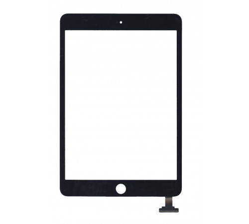 Сенсорное стекло (тачскрин) Ipad mini 3 (retina) no IC (A1599, A1600) черное OEM