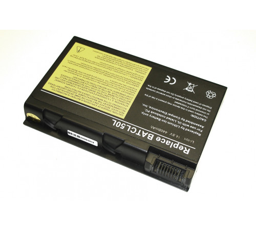 Аккумуляторная батарея для ноутбука Acer Aspire 9010 (BATCL50L) 4400-5200 mAh OEM черная