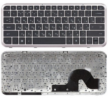 Клавиатура для ноутбука HP Pavilion dm3 dm3-1000 черная с бронзовой рамкой