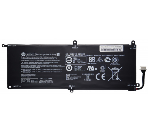 Аккумулятор для HP Pro x2 612 G1 (KK04XL, HSTNN-UB6E), 29Wh, 3820mAh, 7.4V