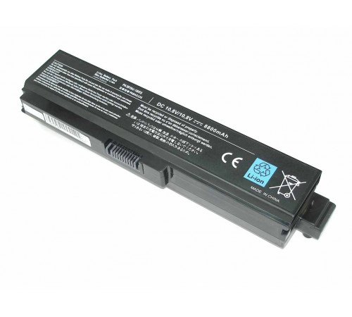 Аккумуляторная батарея для ноутбука Toshiba L750 (PA3634U-1BAS) 8800mAh 10.8V OEM черная