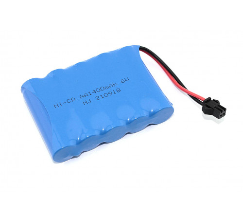 Аккумулятор Ni-Cd 6V 1400 mAh AA Flatpck разъем SM