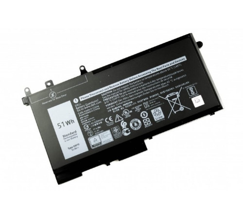 Аккумулятор для Dell (93FTF) Latitude 12-5590, 5280, 5290, 51Wh, 11.4V