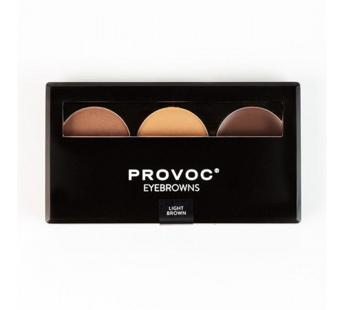 Provoc Набор теней для бровей 01 Light Brown