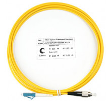 Cabeus FOP(s)-9-LC-FC-3m Шнур оптический simplex LC-FC 9/125 sm 3м LSZH