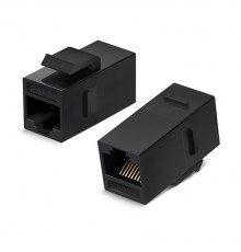 Cabeus CA-KJ-8p8c-C5e Проходной адаптер формата Keystone, RJ45-RJ45 (8p8c), категория 5е, неэкранированный