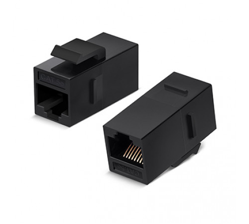 Cabeus CA-KJ-8p8c-C5e Проходной адаптер формата Keystone, RJ45-RJ45 (8p8c), категория 5е, неэкранированный