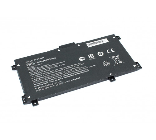 Аккумуляторная батарея для ноутбука HP Envy 17M (LK03XL) 11.55V 3500mAh OEM