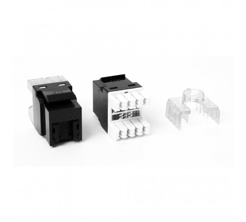 Модуль Keystone, RJ45, неэкранированный, кат.5E, со встроенной шторкой, 180 градусов, черный LAN-OK45U5E/180R-BK Модуль Keystone, RJ45, неэкранированный, кат.5E, со встроенной шторкой, 180 градусов, черный LAN-OK45U5E/180R-BK