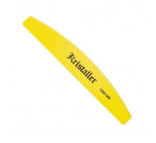 Kristaller Бафик для ногтей улыбка 100/180 грит, желтый