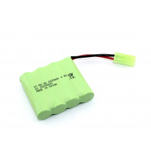 Аккумулятор Ni-Mh 4.8V 2400 mAh AA Flatpack разъем Tamiya