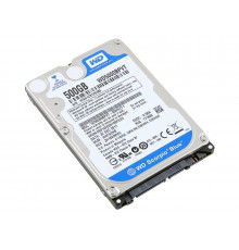 Жесткий диск HDD, 2.5", 500 Гб, SATA II, Western Digital, WD Blue, 8 Мб, 5400 rpm