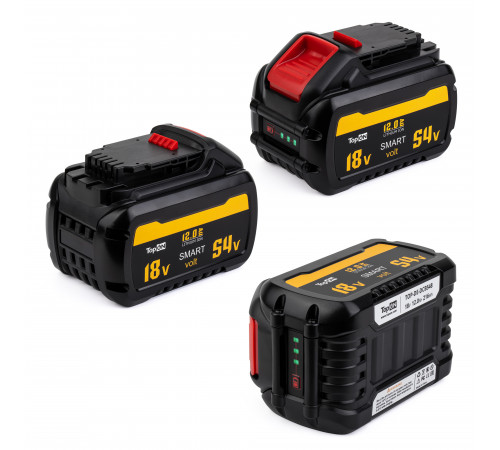 Аккумулятор для DeWalt XR Flex volt. 18В, 12Ач / 54В, 4Ач (li-Ion) Аккумулятор для DeWalt XR Flex volt. 18В, 12Ач / 54В, 4Ач (li-Ion)