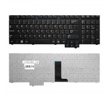 Клавиатура для ноутбука Samsung R718, R720, R728, R730, E272, E372, M730 Series. Плоский Enter. Черная, без рамки. PN: BA59-02531D, CNBA5902531CBIL.