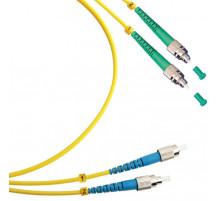Патч-корд оптический TopLan, дуплексный, FC/APC-FC/UPC, SM 9/125, 0,5 м, LSZH
