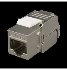 Розеточный модуль Keystone Jack 8P8C (RJ-45) FTP Cat.6A заделка без инструмента 180°