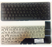 Клавиатура для ноутбука HP Slatebook 14-p000, 14-p010n черная, без рамки