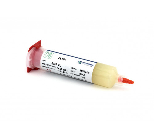 Флюс-гель SMF-2L безотмывочный, 30 мл.