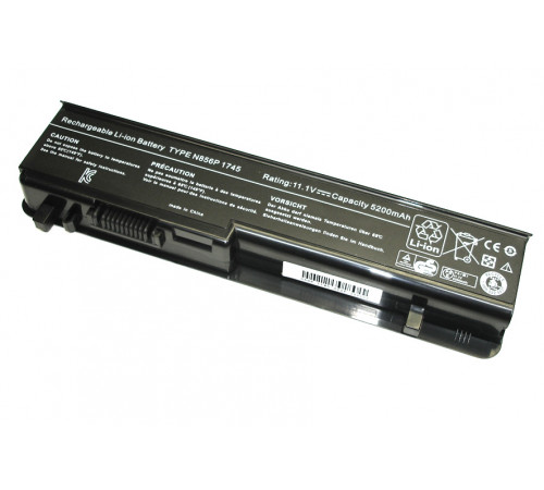 Аккумуляторная батарея для ноутбука Dell  Studio 1745 (U150P) 11.1V 5200mAh черный OEM