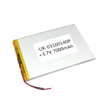 Аккумулятор Li-Pol (батарея) 3*100*140мм 2pin 3.7V/7000mAh