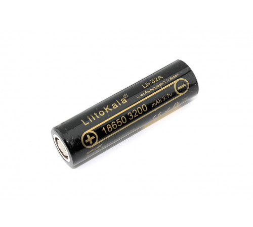 Аккумулятор типа 18650 Li-Ion LiitoKala Lii-32A 3200mAh, 3.7V