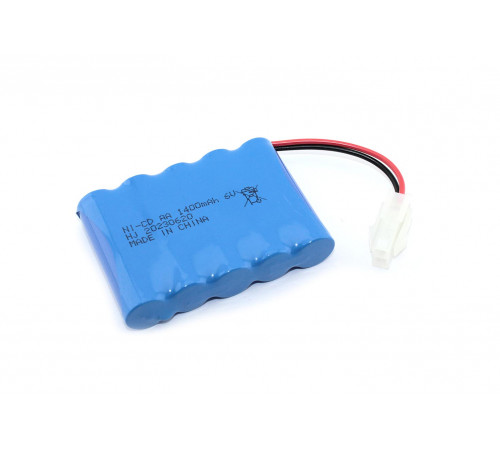 Аккумулятор Ni-Cd 6V 1400 mAh AA Flatpck разъем 5559