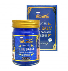 Royal Thai Herb Синий охлаждающий бальзам от варикоза с пчелиным воском / Blue Balm, 50 г