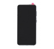 Дисплей (модуль) для Samsung Galaxy S21 5G SM-G991B в сборе с тачскрином и рамкой (OLED) серебро