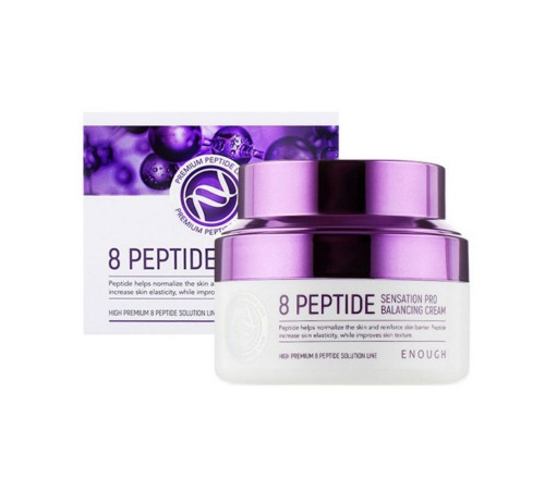 Enough Восстанавливающий крем с пептидами / 8 Peptide Sensation Pro Balancing Cream, 50 мл