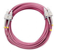 Cabeus FOP-50-OM4-SC-SC-25m Шнур оптический duplex SC-SC 50/125 mm OM4 25м LSZH