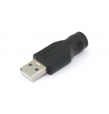 Переходник 5,5х2,5 на USB Type A папа