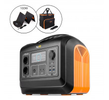 Портативная солнечная электростанция TopON TOP-X1800 LFP 1800 Вт, 2 розетки 220 В + складная солнечная панель 100 Вт TOP-SLR100 + термосумка TOP-BGX18