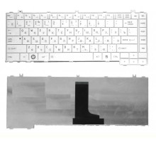 Клавиатура для ноутбука Toshiba Satellite C600, C640, C645, C645D, L600, L600D, L630, L635 белая