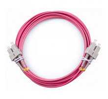 Cabeus FOP-50-OM4-SC-SC-7m Шнур оптический duplex SC-SC 50/125 mm OM4 7м LSZH