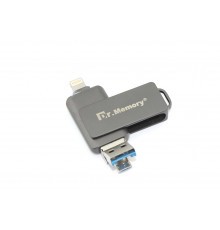 Флешка USB Dr. Memory 051 16Гб, USB 3.0, черный