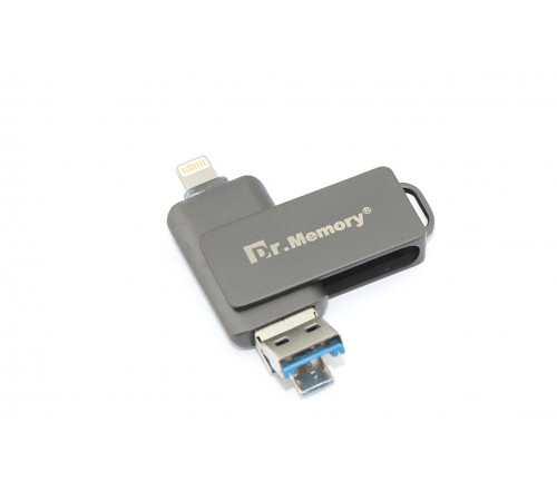 Флешка USB Dr. Memory 051 16Гб, USB 3.0, черный