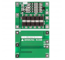 BMS-контроллер 4S/40A для Li-Ion ячеек 3.7V 18650, 26650.