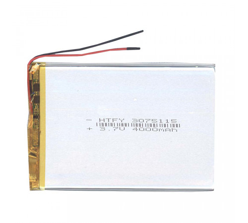 Аккумулятор Li-Pol (батарея) 3*75*115мм 2pin 3.7V/4000mAh