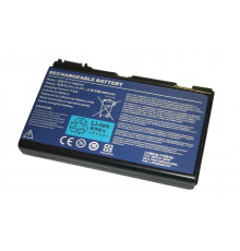 Аккумуляторная батарея для ноутбука Acer TravelMate TM00741 7520 (GRAPE32) 11.1V 5200mAh OEM черная