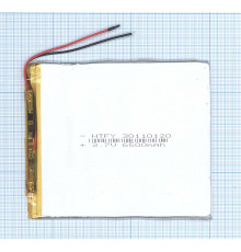 Аккумулятор Li-Pol (батарея) 3*110*120мм 2pin 3.7V/6500mAh