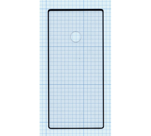 Защитное стекло Полное покрытие Full Glue для Samsung Galaxy Note 10 Plus черное